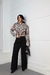 Casaquinho bomber modal zíper estampa - comprar online