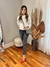 Blusa tricot gola fofa manga 7/8 - comprar online