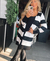 Maxi Twin set tricot regata listras - comprar online