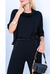 Conjunto viscolycra pantalona gola role blusa manga 3/4 - Yellow Lily Store