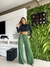 Calça moletinho pantalona frisos - loja online
