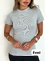 Tee canelada encorpada basic - Yellow Lily Store