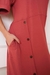 Vestido viscolycra longuete botões saia unilateral amplo - Yellow Lily Store