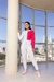 Conjunto mousse bicolor retângulo blusa