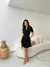 Vestido canelado premium pólo sainha rodada curto na internet