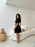 Imagem do Vestido canelado premium pólo sainha rodada curto