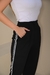 Calça ponto Roma jogger listras inspired na internet