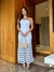 Vestido tricot tomara que caia vazado progressivo - loja online