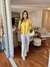 Conjunto viscolycra cardigan regata bicolor - Yellow Lily Store