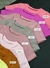 Tee canelada manguinha tons candy - comprar online