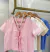 Blusa tricoline cós 2 lacinhos manga curta na internet