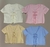 Blusa tricoline cós 2 lacinhos manga curta - loja online