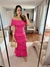 Vestido modal ciganinha babados recortes longo camadas - loja online