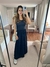 Vestido tee ribana saia evasê sarjada chique