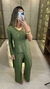 Conjunto modal blusa manga única longa assimétrica calça - loja online