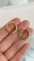Argollas cora gold- 1,5cmd - comprar online