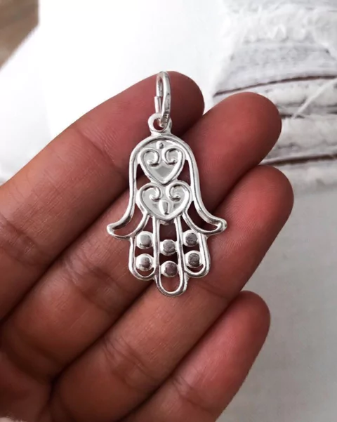 DIJE MANO DE FÁTIMA 3,3CM