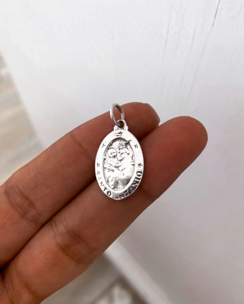 DIJE MEDALLA SAN ANTONIO 2CM