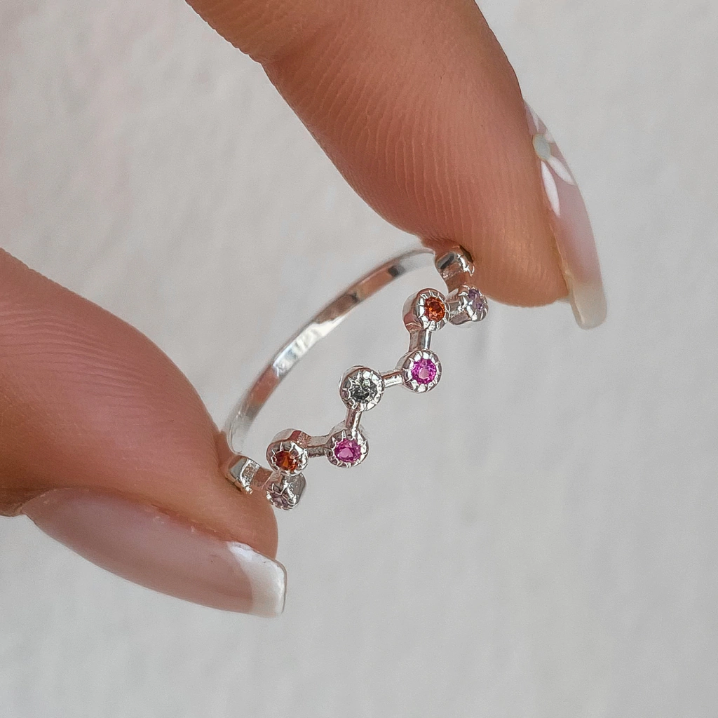 Anillo Zig Zag Mini Colour thumbnail 3