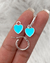 ARGOLLAS CORAZÓN LIGHT BLUE 2.6CM - comprar online