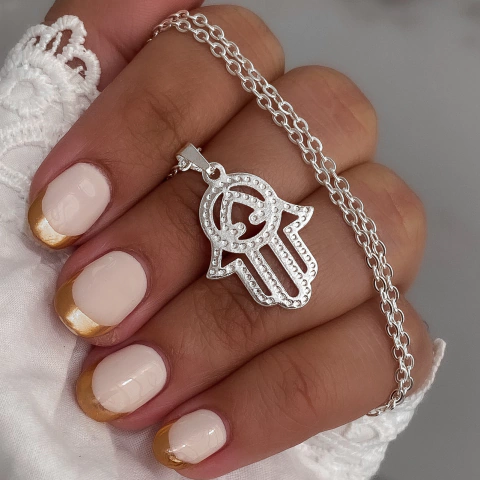 COLLAR MANO DE HAMSA 45CM