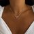 CONJUNTO SWAROVSKI ESTRELLA VIOLET 45CM - comprar online