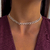 CHOKER GRUMET DOBLE CON MARINERO 35CM - cielo chicc