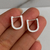 ARGOLLAS BROQUEL "U" 1.4CM - comprar online