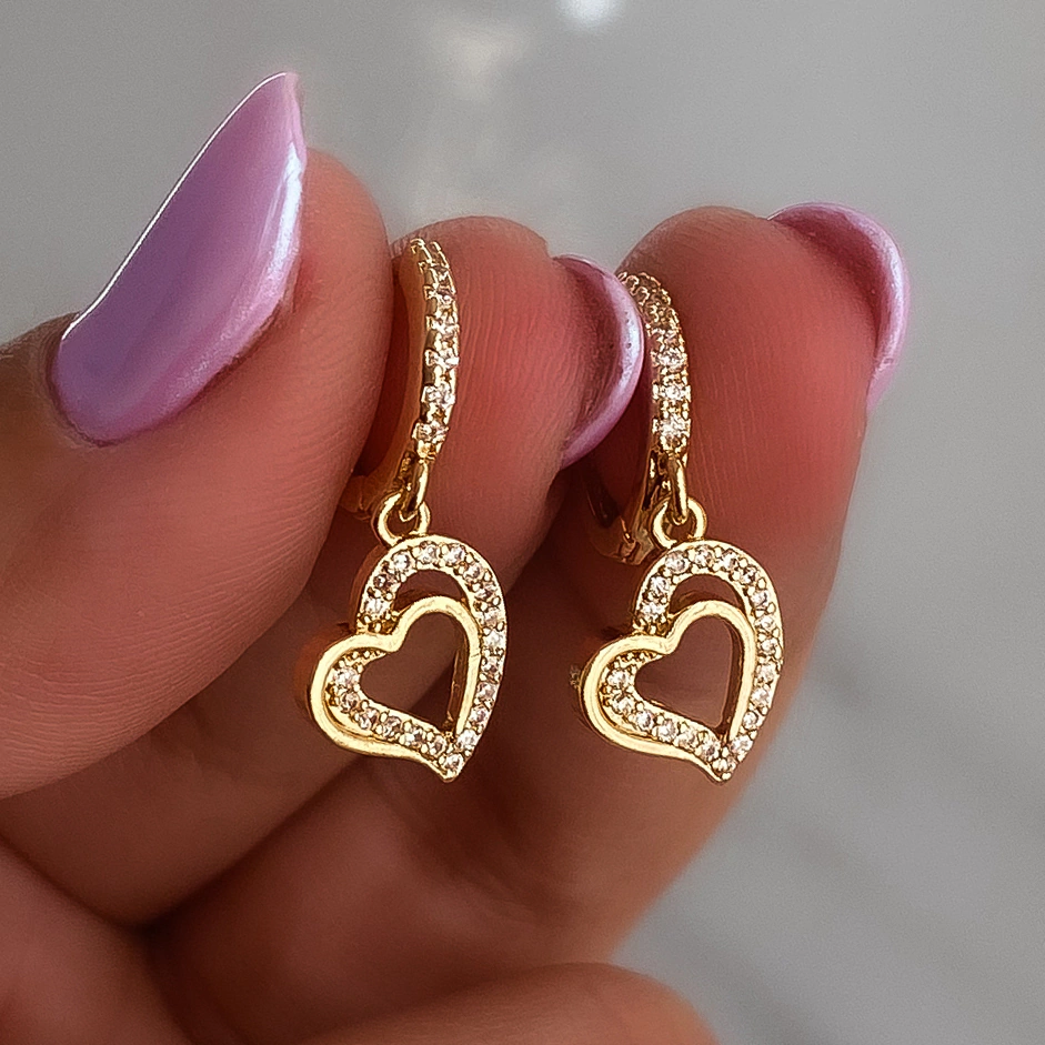 Argollas Kena Doble Corazón 2.5Cm thumbnail 3