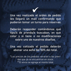Orden de pedido - comprar online