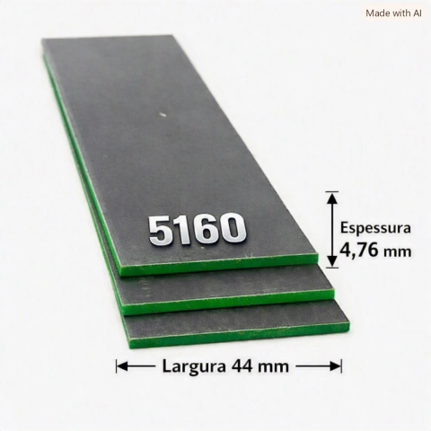 Aço 5160 Barra Chata 4,76 mm × 44,45 mm