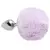 Imagem do Plug Anal P Aço Pompom Coelha Sexy Import
