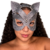 Máscara Mulher Gato Brilhante na internet