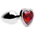 Plug Anal P Coração Aço Inox P Sexy Import - comprar online