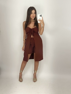 Conjunto Antonella - Marrom