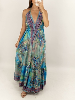 Vestido Índian - Azul na internet