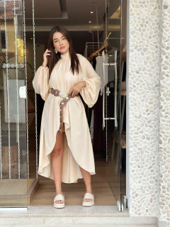 Maxi Bata - Nude - comprar online