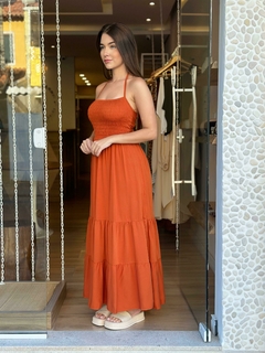 Vestido Beatriz - Terracota - comprar online