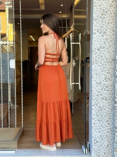 Vestido Beatriz - Terracota na internet