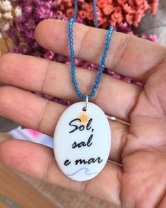 Pingente "Sol,Sal e Mar" na internet