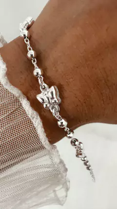 PULSERA MARIPO PLATA 925 en internet