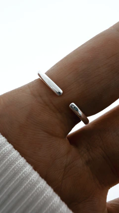 ANILLO ESME PLATA LAMINADA - comprar online