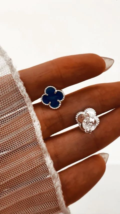 AROS KLEEF BLUE PLATA LAMINADA - comprar online