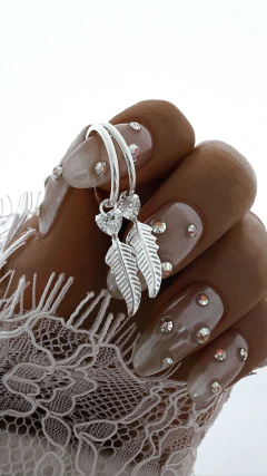 AROS ALADA PLATA 925