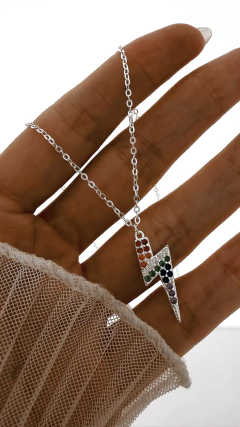 CONJUNTO COLORAYI PLATA 925