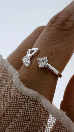ANILLO BELLEZA PLATA 925 - comprar online