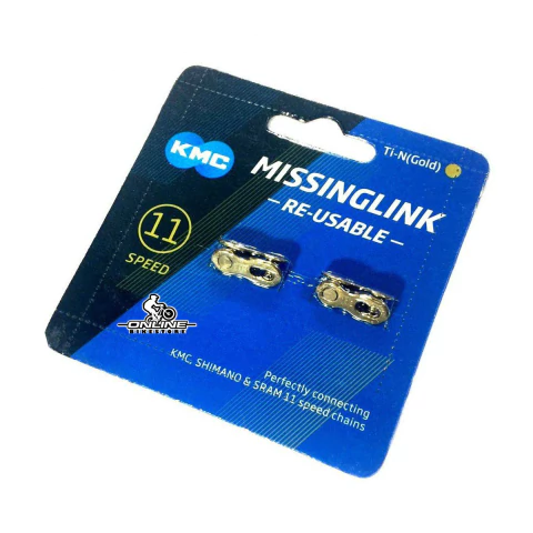Kit Conectores Cadena Kmc Missinglink 11v Gold Shimano Sram