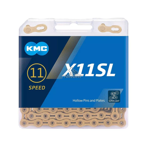 Cadena Bicicleta Kmc X11 Sl Gold Missing Link Shimano Sram