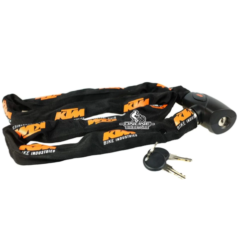 Linga Cadena Seguridad Bicicleta Ktm 4x1000mm 2 Llaves