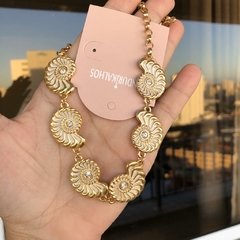 Ck 0020-1: Choker com pingentes esmaltados.